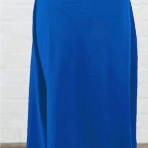 Chic Blue Maxi Skirt
